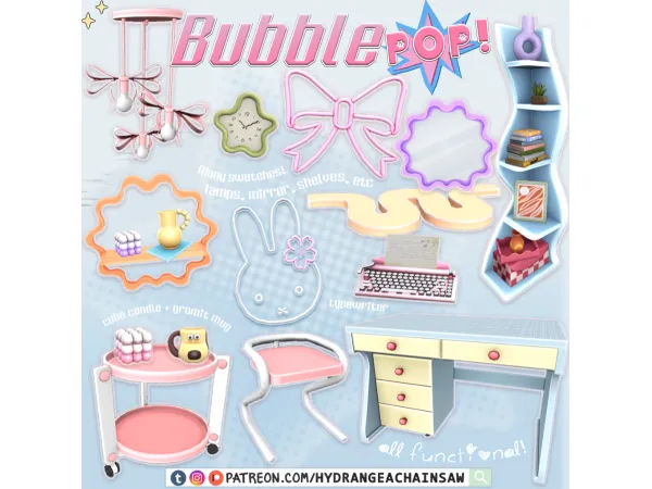Alpha Bubble Pop - The Sims 4 Custom Content