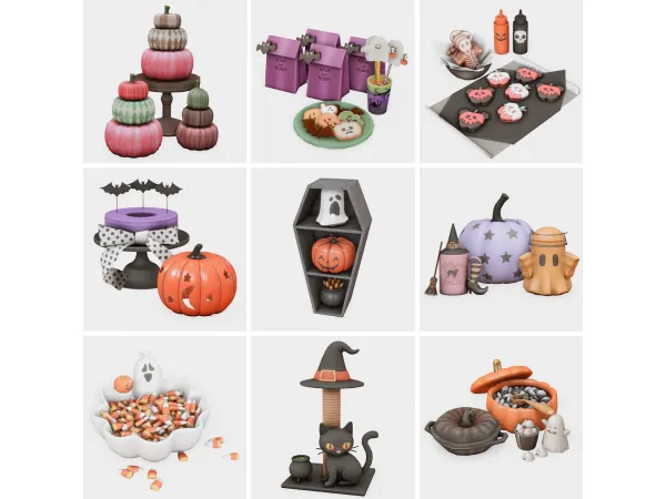 Maxis Match Halloween Decor Must Haves Sims 4 Finds by boujeesimss - The Sims 4 Custom Content