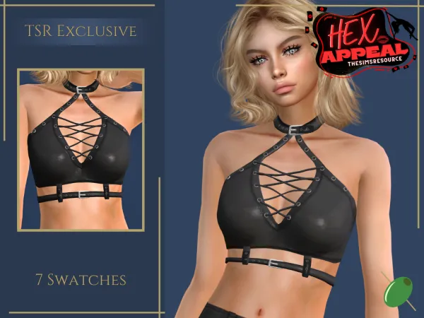Mix Lexi Crop Top - The Sims 4 Custom Content