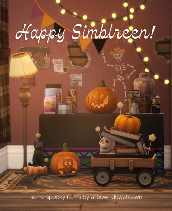 Maxis Match HAPPY SIMBLREEN FRIENDS by simsfinds - The Sims 4 Custom Content