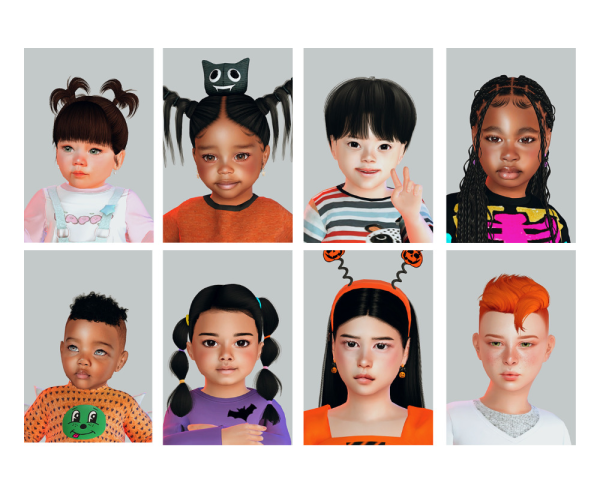 Alpha Sim Dump 55 by simsfinds - The Sims 4 Custom Content