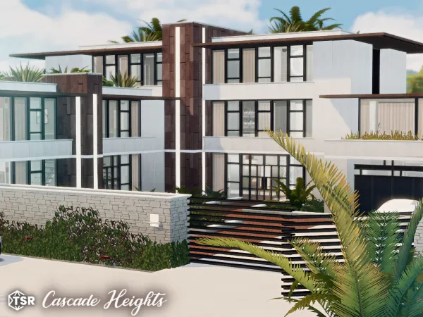 Maxis Match Cascade Heights l noCC - The Sims 4 Custom Content