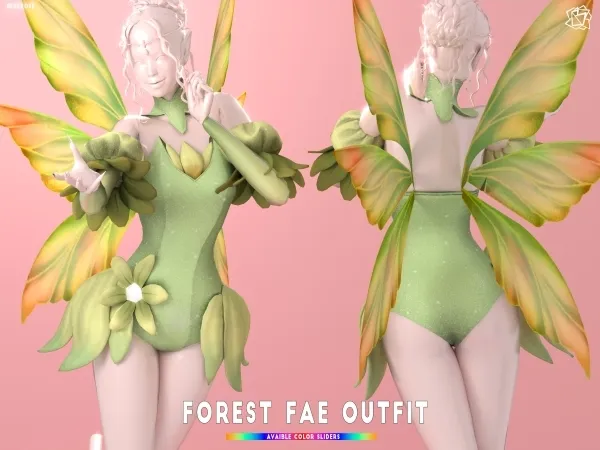 Mix Female Forest Fae brsims - The Sims 4 Custom Content