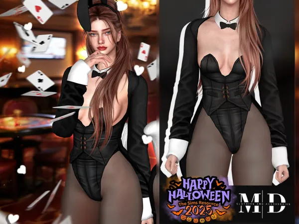 Alpha Sweet Bunny costume set (PATREON) - The Sims 4 Custom Content