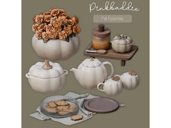 Mix [PB] Fall essentials - The Sims 4 Custom Content