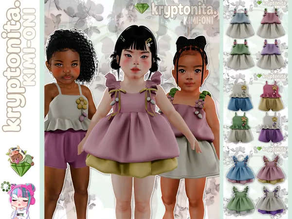 Maxis Match Tulip Toddler - The Sims 4 Custom Content