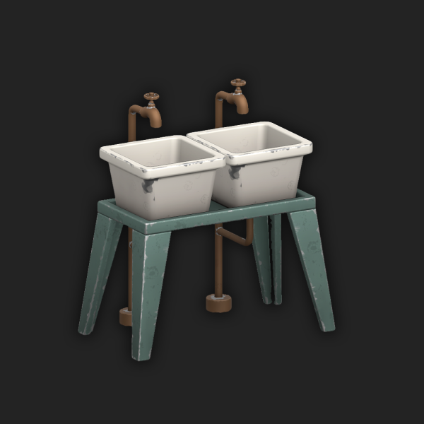 Mix Farmey SInk by arwenkaboom - The Sims 4 Custom Content
