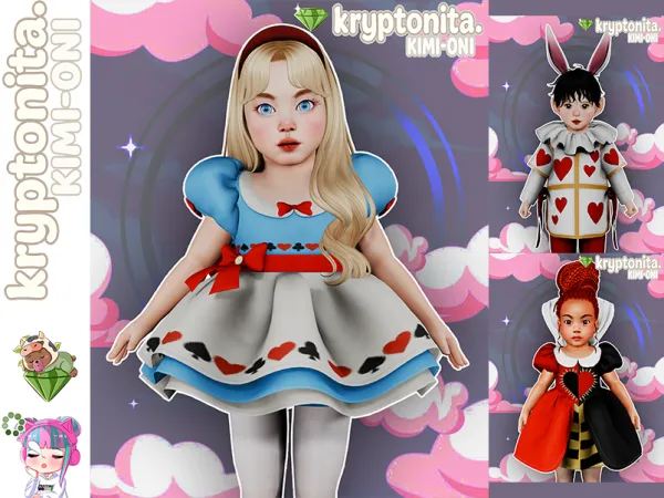 Maxis Match Alice Toddler - The Sims 4 Custom Content