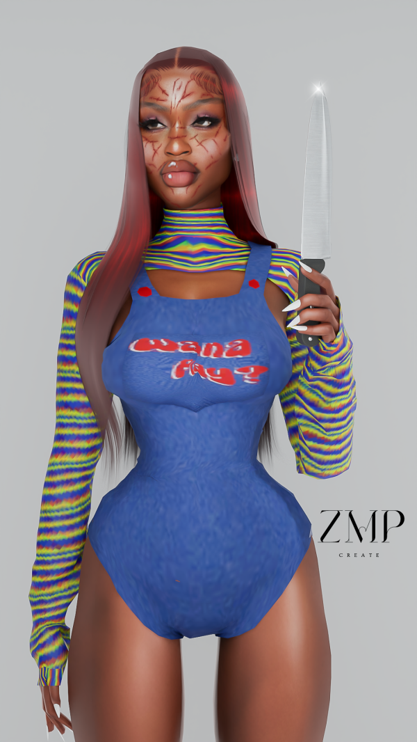 Alpha Child Play costume by simsfinds - The Sims 4 Custom Content