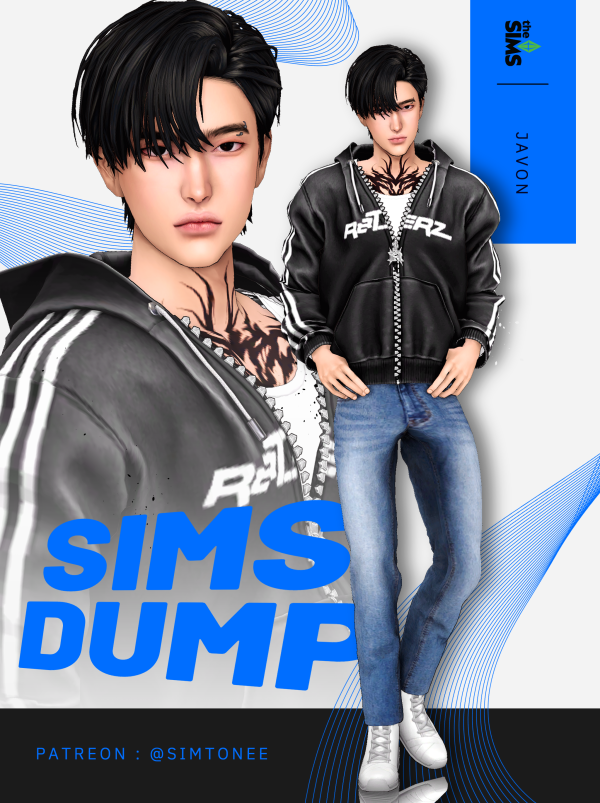 Alpha Sim Dump 24 Javon by simsfinds - The Sims 4 Custom Content