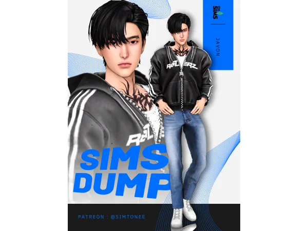 Alpha Sim Dump 24 Javon by Simtonee - The Sims 4 Custom Content