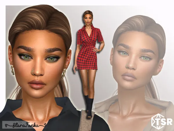 Alpha Sim Sasha Morrow - The Sims 4 Custom Content