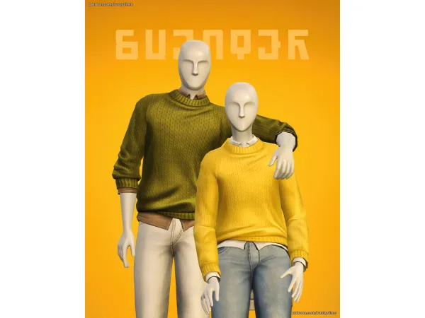 Maxis Match Bruno Bailey Sweater by rustysims - The Sims 4 Custom Content