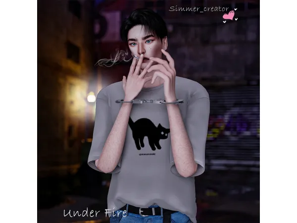 Mix Under Fire Pose Pack - The Sims 4 Custom Content