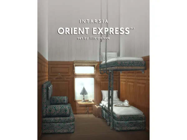 Maxis Match INTARSIA Orient Express Set Pt1 by lilis_palace - The Sims 4 Custom Content