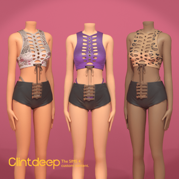 Mix Clintdeep Stella Outfit by clintdeep - The Sims 4 Custom Content