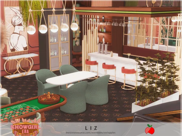 Mix Showgirl Liz - The Sims 4 Custom Content