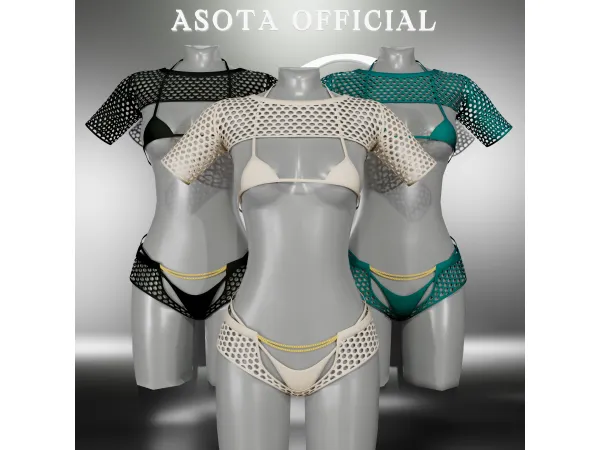 Alpha [ASOTA OFFICIAL] Thea Outfit - The Sims 4 Custom Content
