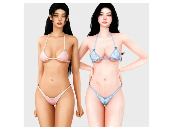 Alpha Kami Bikini - The Sims 4 Custom Content