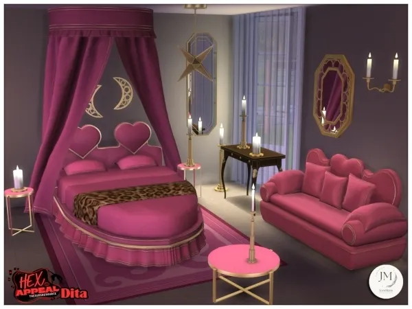 Mix HexAppeal Dita 1 set for all - The Sims 4 Custom Content