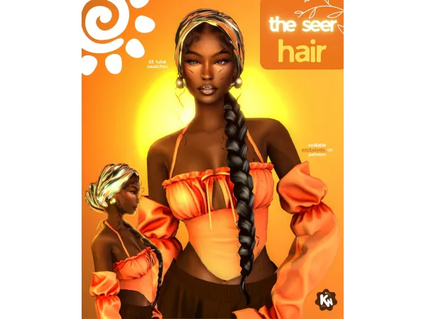 Alpha u201cud835udc13ud835udc07ud835udc04 ud835udc12ud835udc04ud835udc04ud835udc11u201d ud835udc07ud835udc00ud835udc08ud835udc11 by kyrzwrld - The Sims 4 Custom Content