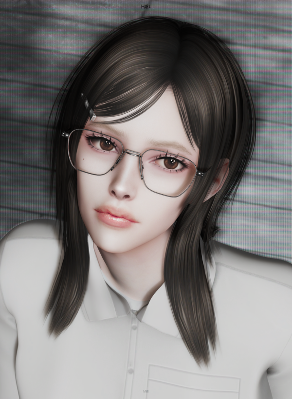 Alpha MIRO Hair 4 by simsfinds - The Sims 4 Custom Content