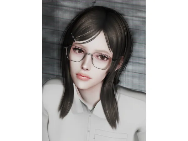 Alpha MIRO Hair 4 by mirosims2020 - The Sims 4 Custom Content