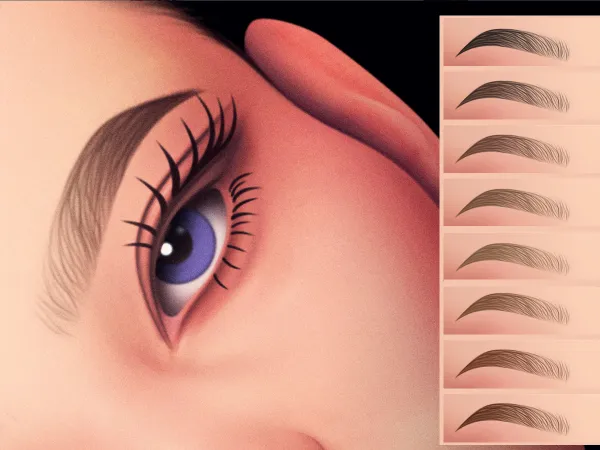 Maxis Match Liora Brows MC14 - The Sims 4 Custom Content