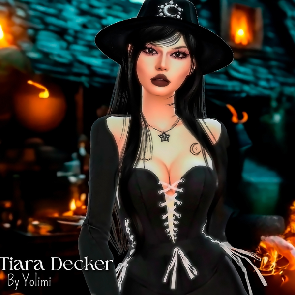 Alpha Tiara Decker by yolimi - The Sims 4 Custom Content