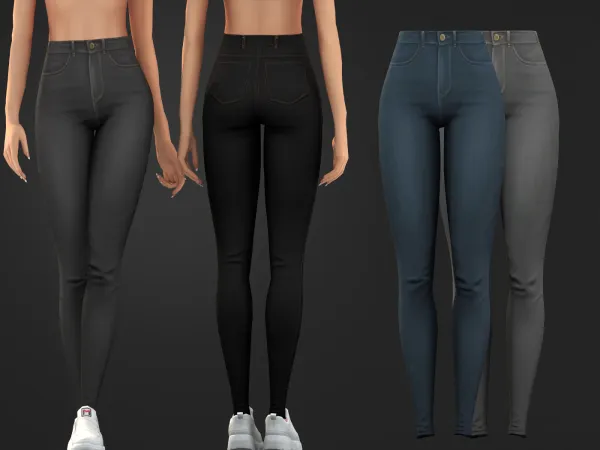 Mix Zaria Jeans 1 - The Sims 4 Custom Content