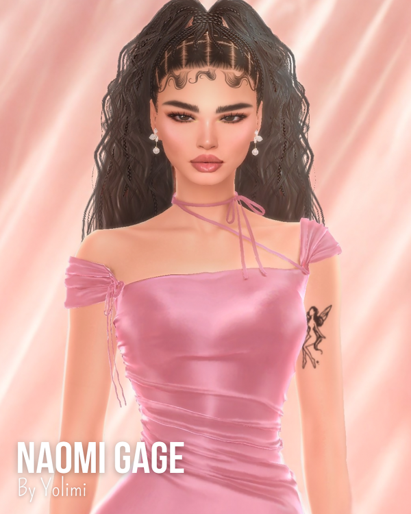 Mix Naomi Gage by yolimi - The Sims 4 Custom Content
