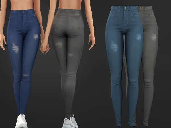 Mix Zaria Jeans 2 - The Sims 4 Custom Content