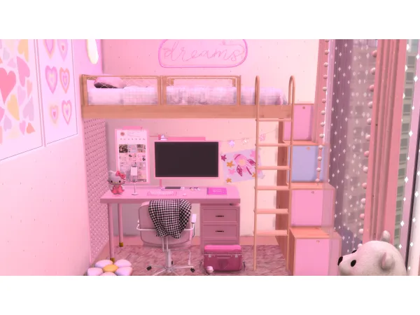 MAMAN SOLO APPARTEMENT LA VIE EN ROSE by SimsRenovation