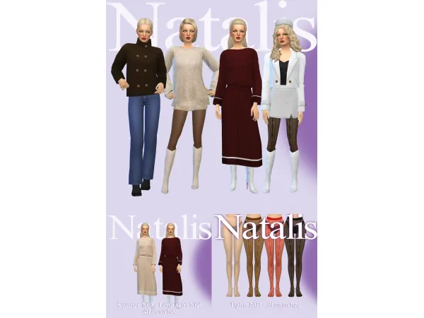 Maxis Match Women's clothing set for September 2025 by Natalis - The Sims 4 Custom Content