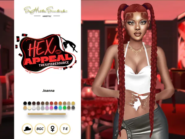 Maxis Match Joanna Hairstyle by sehablasimlish - The Sims 4 Custom Content