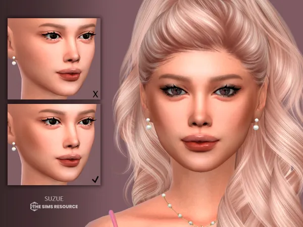 Alpha Tessa Contour N2 by Suzue - The Sims 4 Custom Content