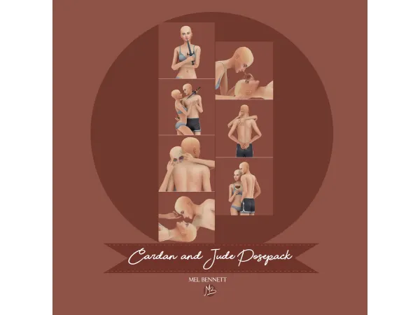 Mix Cardan and Jude Posepack - The Sims 4 Custom Content