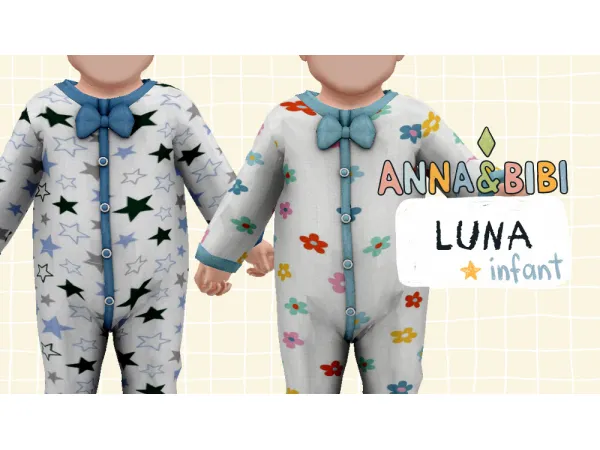 Mix Luna Infant AnnaBibi - The Sims 4 Custom Content
