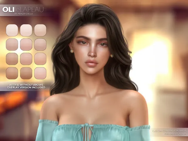 Alpha leLAPEAU Oli Skin Overlay by VentaStudio - The Sims 4 Custom Content