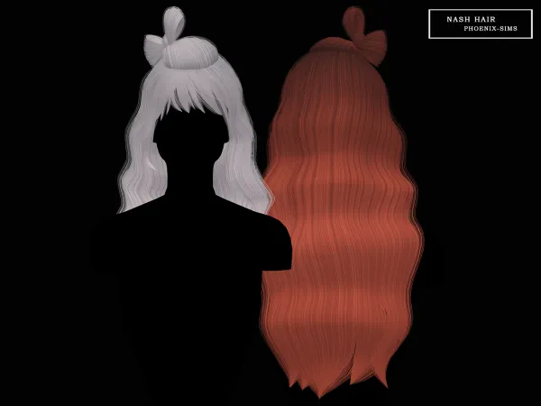 Alpha Nash Hair - The Sims 4 Custom Content