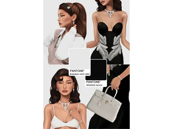 Maxis Match HELENA THURMOND THE SILVER SPOON SOCIETY EDIT Colour Pallete by babybeesims - The Sims 4 Custom Content