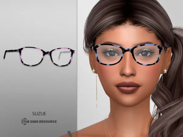 Mix Deca v2 Glasses by Suzue - The Sims 4 Custom Content