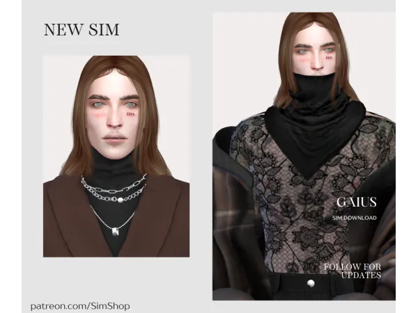 Alpha Gaius E Nomen by SimShop - The Sims 4 Custom Content