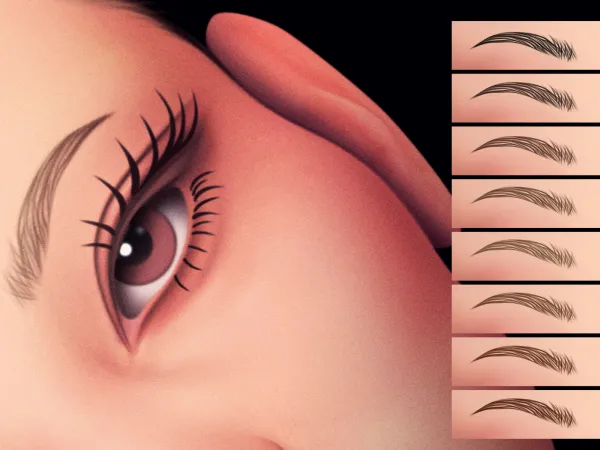 Mix Alden Brows MC15 - The Sims 4 Custom Content