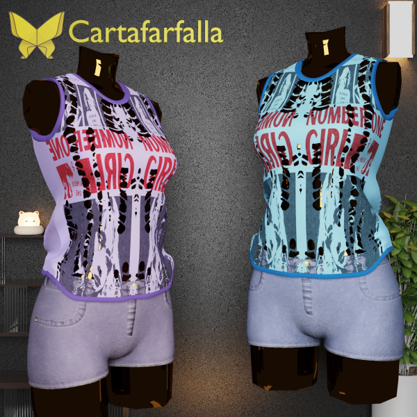 Alpha Cartafarfalla Rivana set by cartafarfalla - The Sims 4 Custom Content