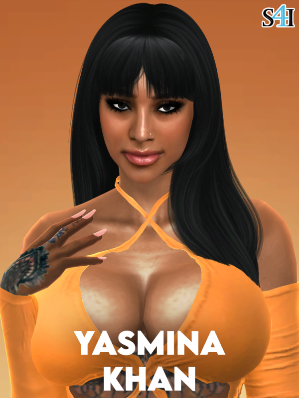 Alpha Sims 4 CAS Yasmina Khan by sims4imagination - The Sims 4 Custom Content