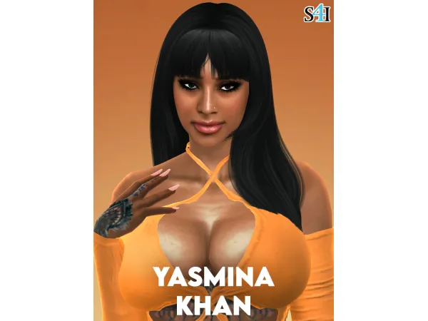 Alpha Sims 4 CAS Yasmina Khan - The Sims 4 Custom Content