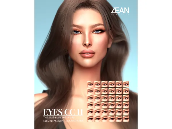 Alpha LEAN EYES CC11 - The Sims 4 Custom Content
