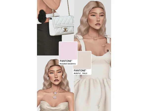 Maxis Match ELLE FAIRCHILD THE SILVER SPOON SOCIETY EDIT by babybeesims - The Sims 4 Custom Content