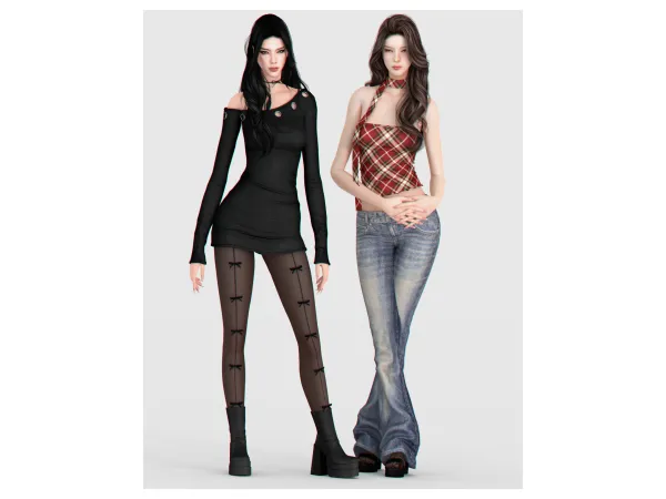 Alpha Secretly Hot Set by backtrackcc - The Sims 4 Custom Content